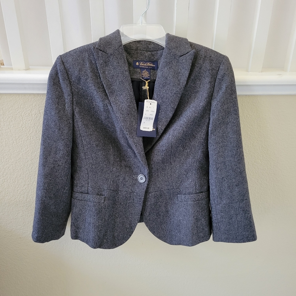 Brooks Brothers Women's Wool Blazer Jacket